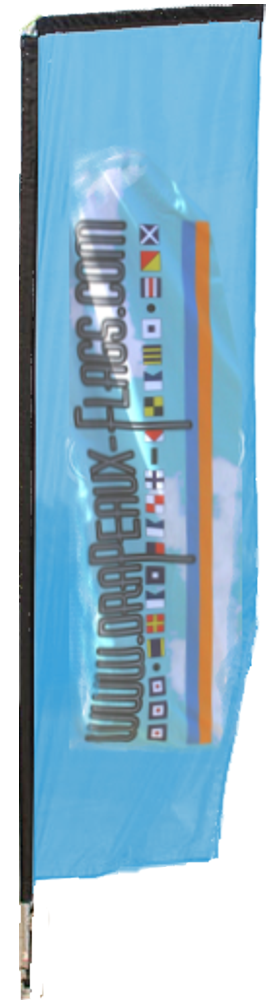 Beach flag et oriflamme, Cadeau d'entreprise, Drapeau de plage 3,50  mètres / oriflamme personnalisé / voile