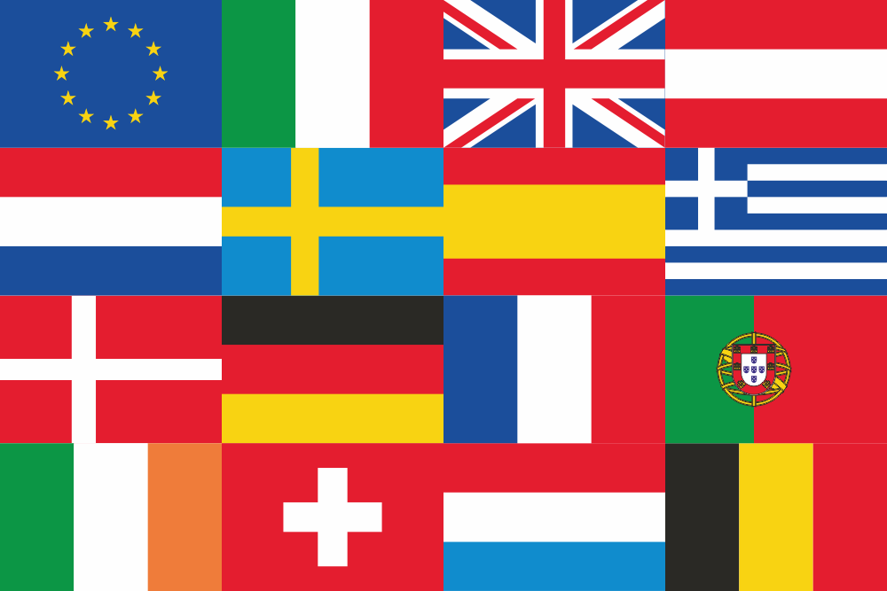 Pavillon Europe / drapeau européen de qualité Unic