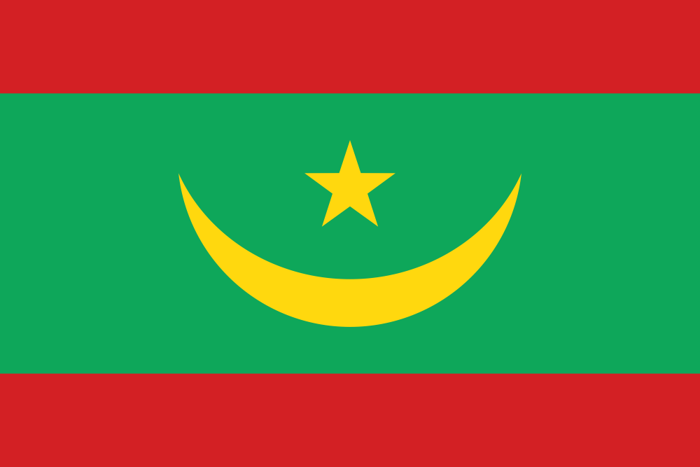 Drapeau pays MAURITANIE - Achat en ligne de pavillon